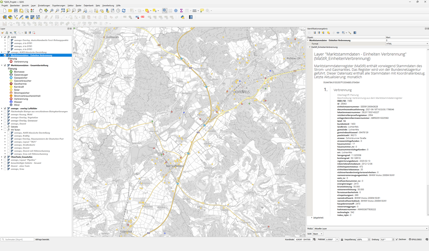Marktstammdatenregister (MaStR) jetzt in onmaps – Alle Energiedaten visuell abrufbar Marktstammdatenregister (MaStR) jetzt in onmaps – Alle Energiedaten visuell abrufbar